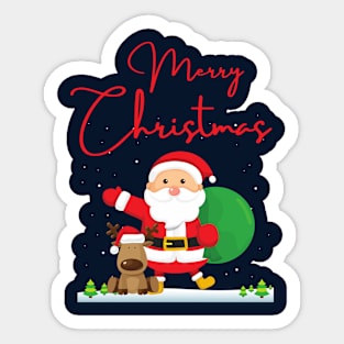 Merry Christmas from santa Sticker